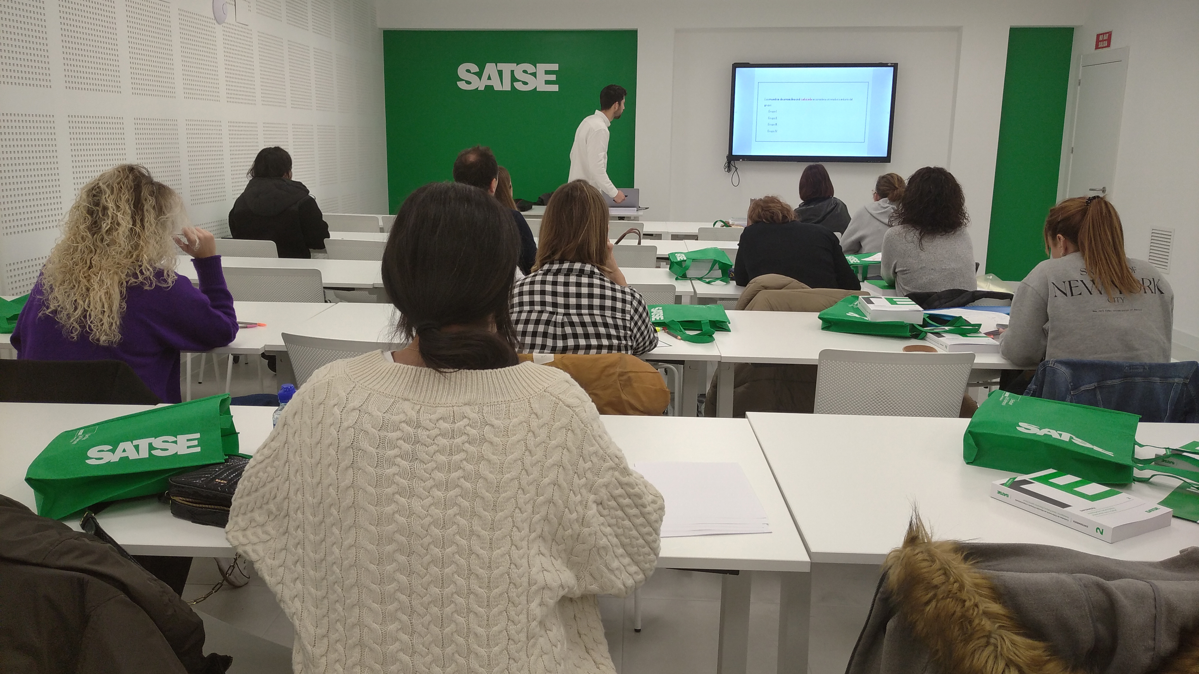 Imagen de un curso de SATSE Castilla y León
